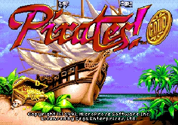 Pirates! Gold (USA) (Beta) screen shot title